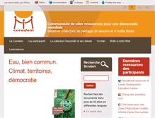 Tablet Screenshot of coredem.info